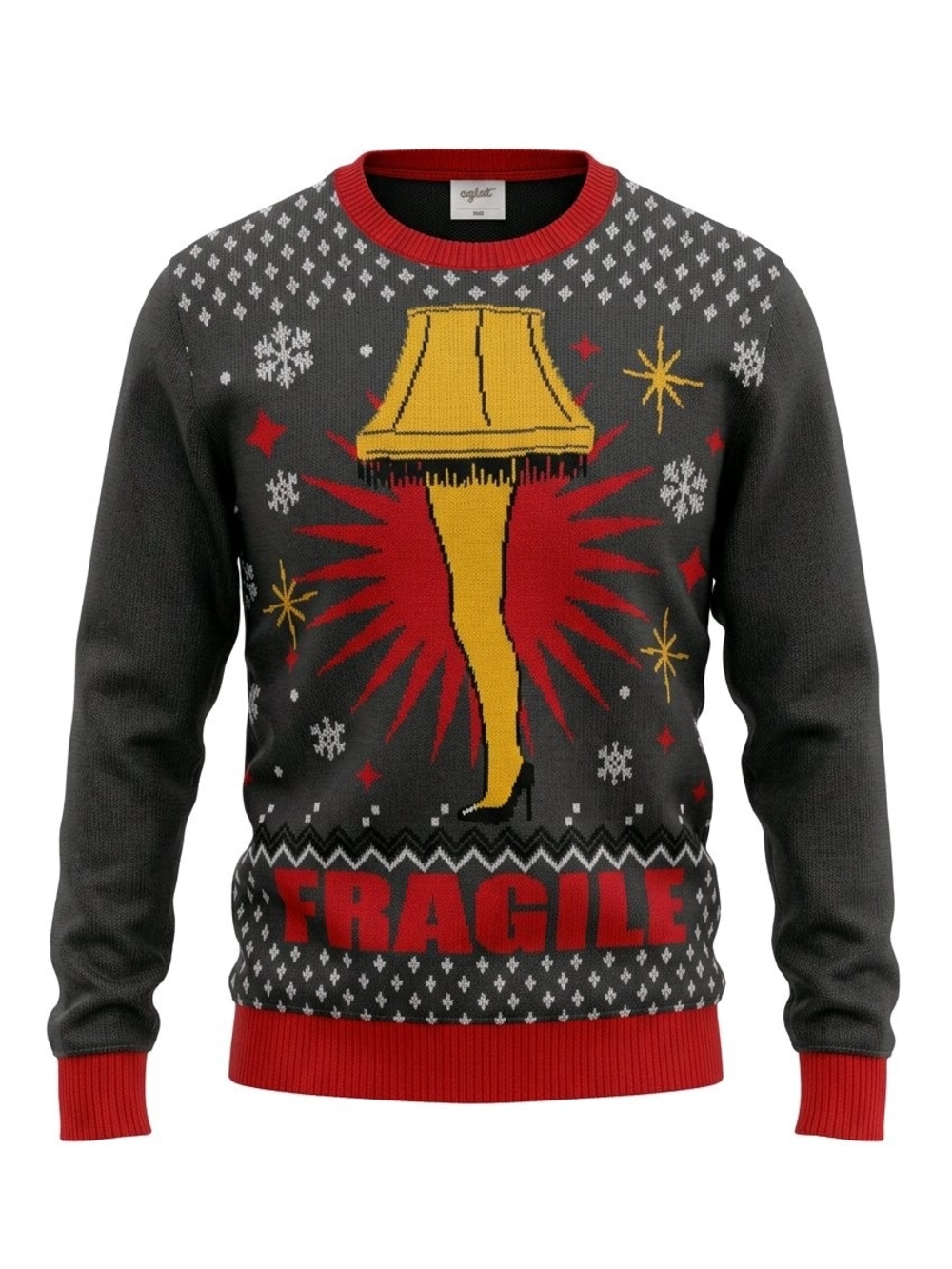 Men's A Christmas Story XL Leg Lamp Ugly Sweater - Iconic "Major Award" Design